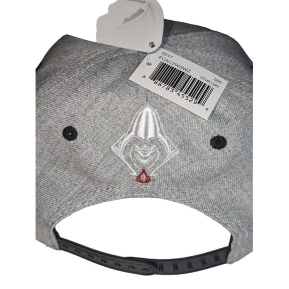 Assassins Creed Mens Heather Gray ConceptOne One Size Snapback Hat New With Tags - Picture 14 of 16